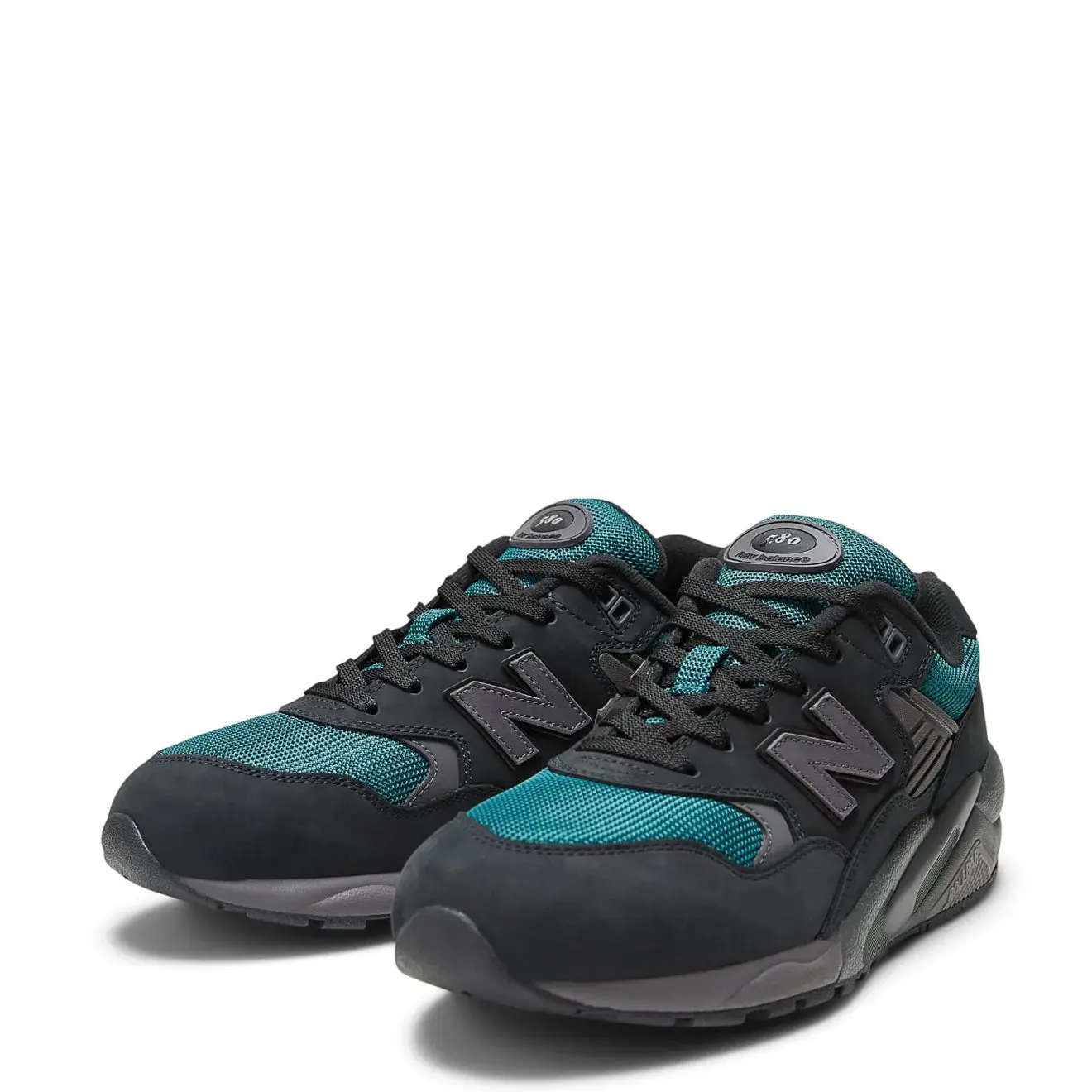 New Balance 580 Trainers Black / Vintage Teal / Magnet - Image 4