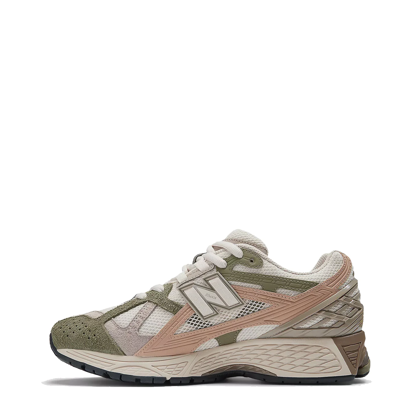 New Balance Womens 1906 Utility Trainer Linen / Dark Olivine / Flat Taupe - Image 2