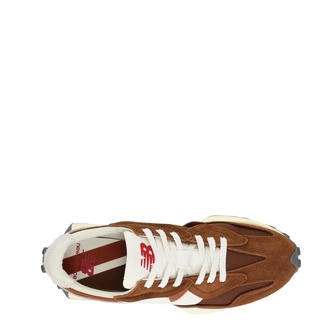 New Balance Womens 327 Trainers Rich Oak / Relic Brown - Image 4