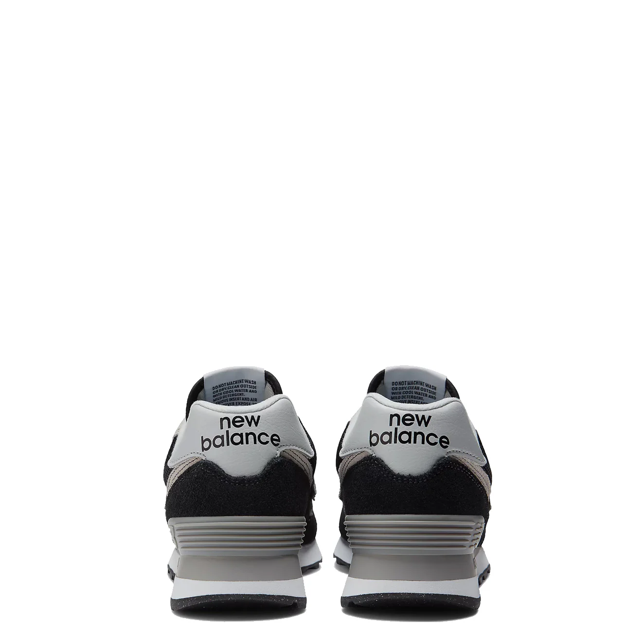 New Balance Womens 574 Trainers Black / White - Image 4
