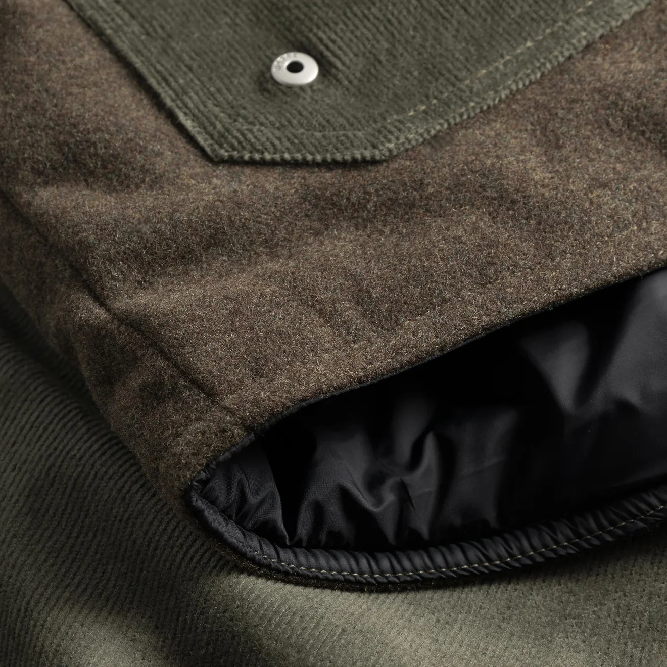 Norse Projects Hakon Solotex Jacket Corduroy Ivy Green - Image 3