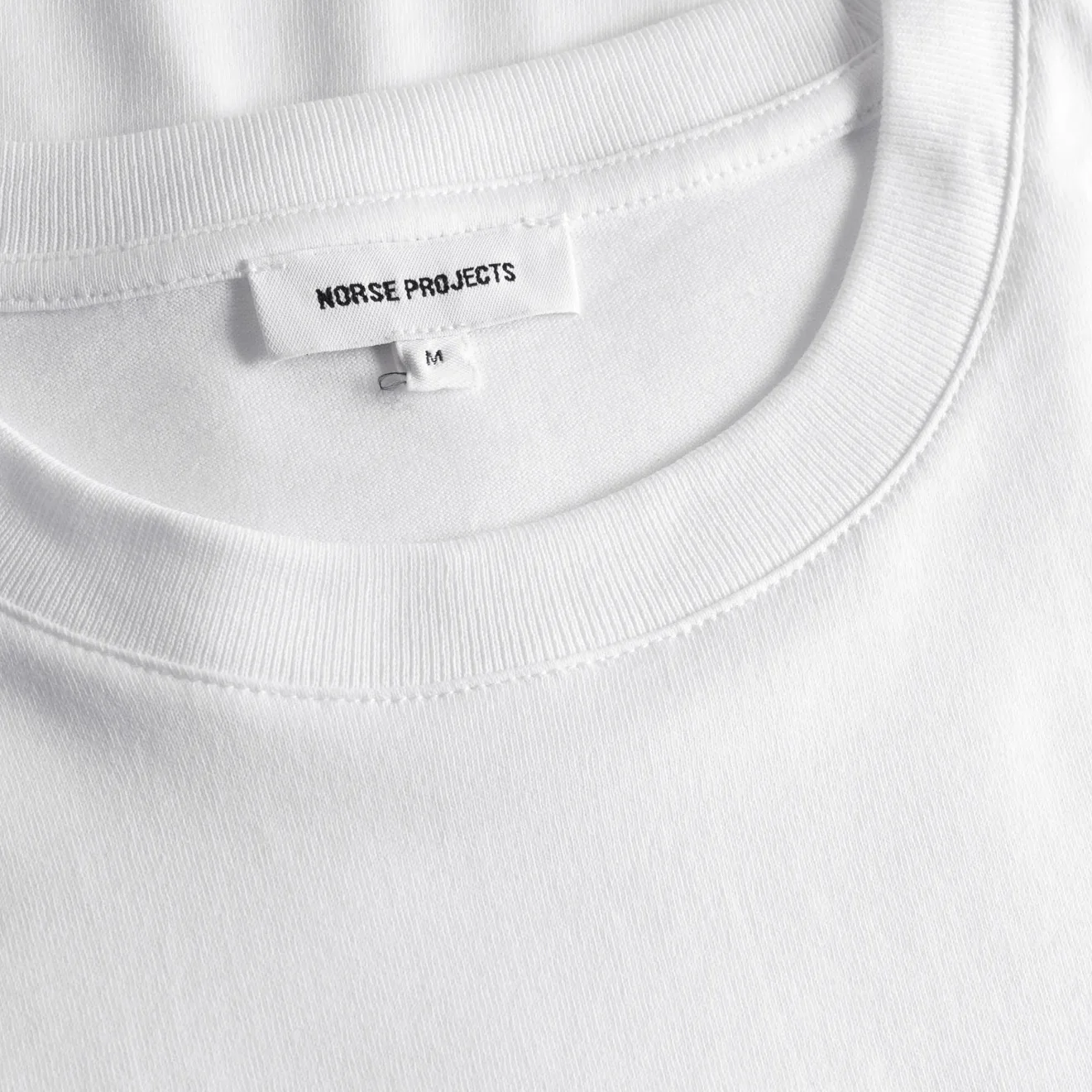 Norse Projects Johannes Organic Cap Print T-shirt White - Image 4
