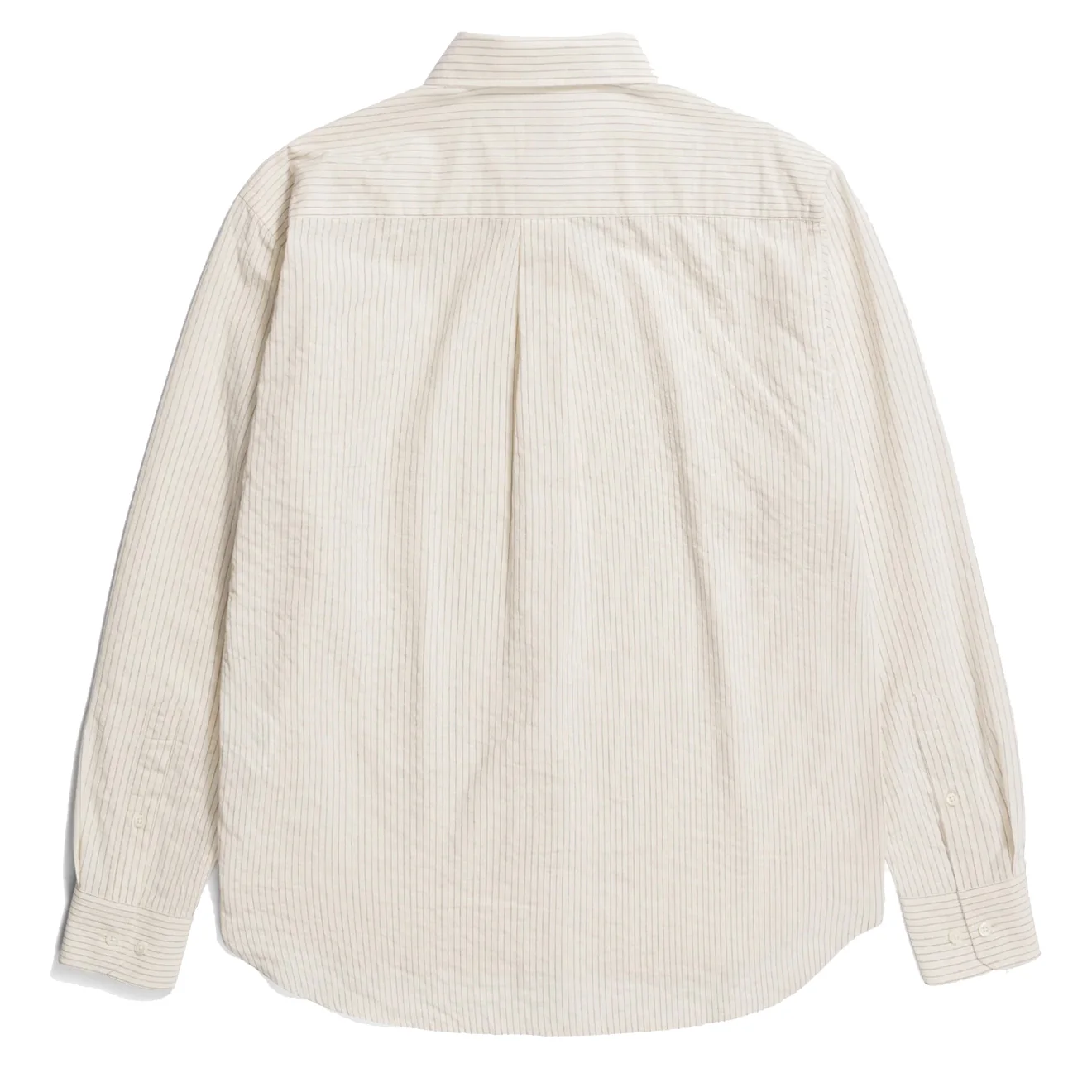 Norse Projects Mo Oversized Striped Shirt Ecru - Image 2