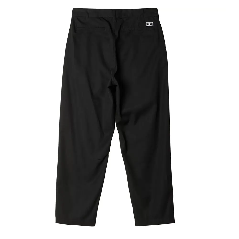 Obey Fubar Pleated Pant Black - Image 2