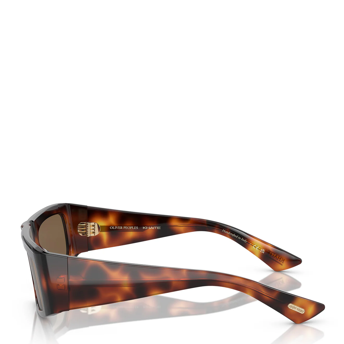 Oliver Peoples Womens Khaite Collection 1979C Sunglasses Dark Mahogany / Brown Lens - Image 3