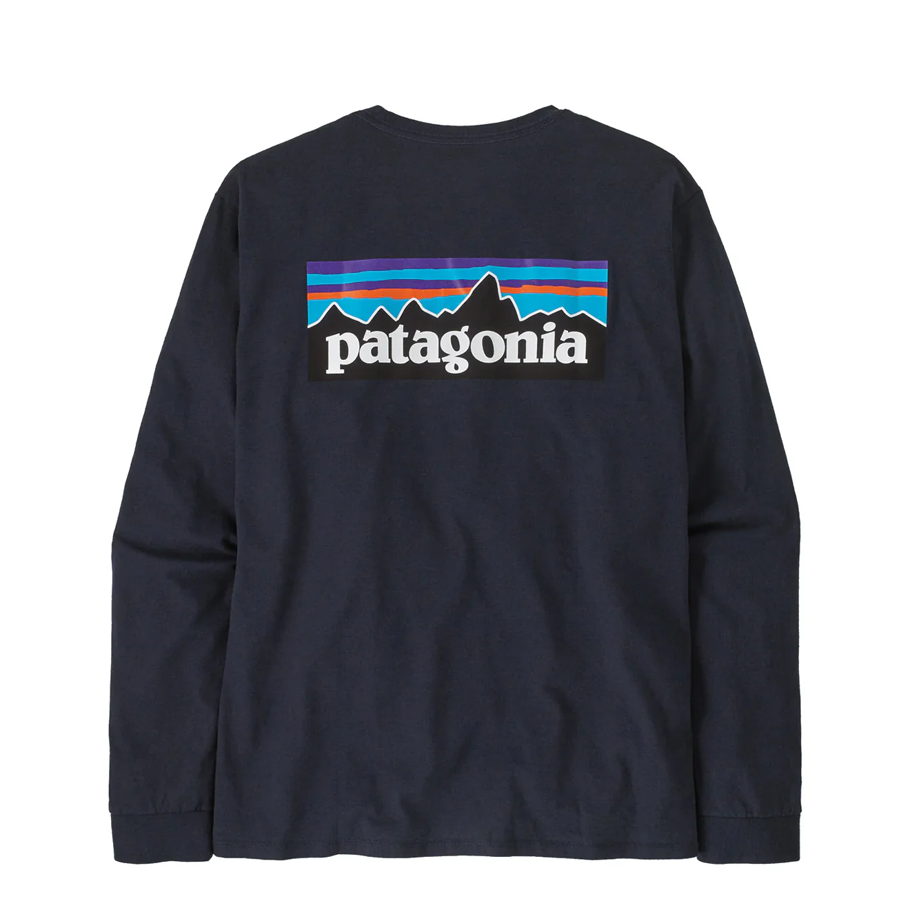 Patagonia L/S P-6 Logo Responsibili-Tee New Navy - Image 2