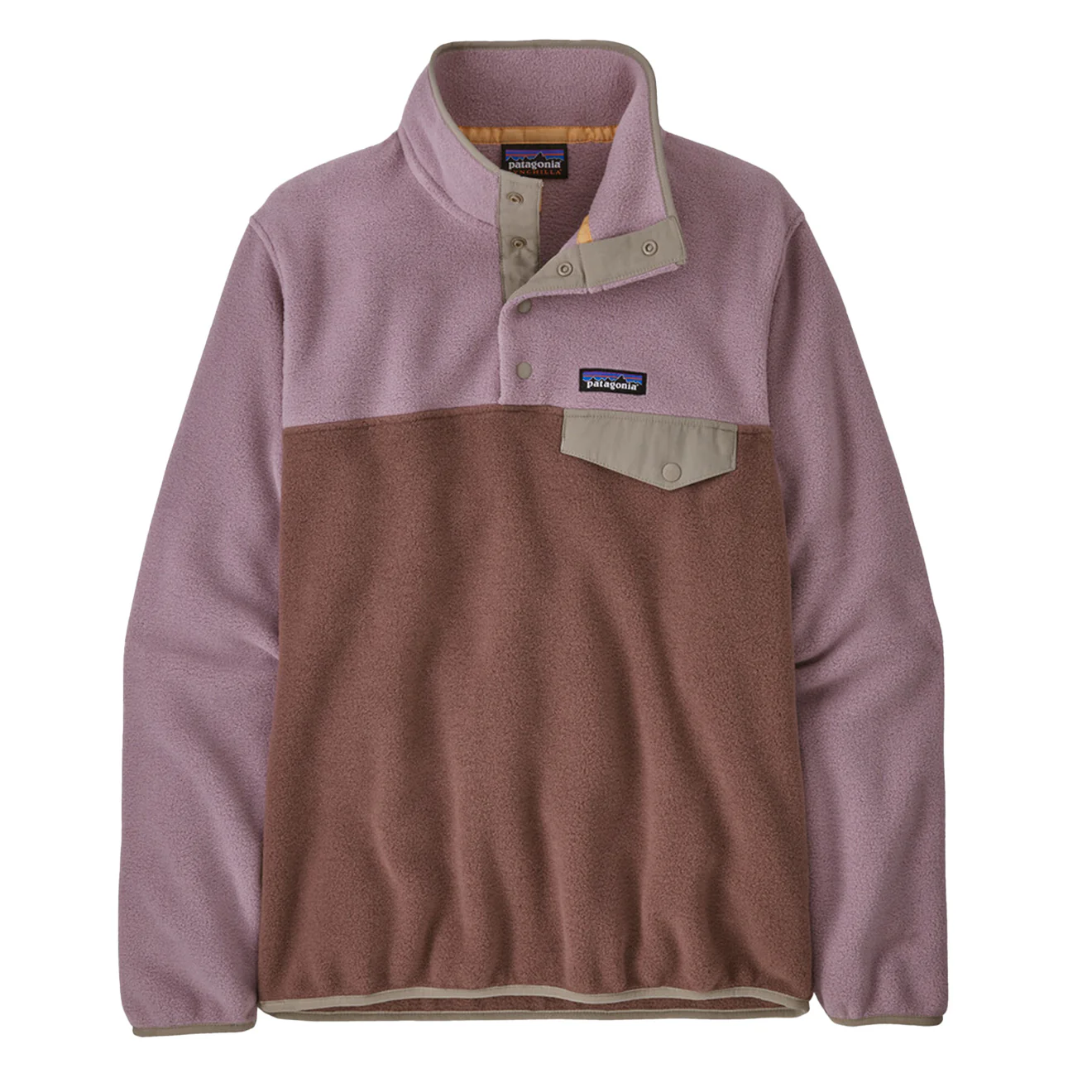 Patagonia Womens Lightweight Synch Snap-T Pullover Dulse Mauve