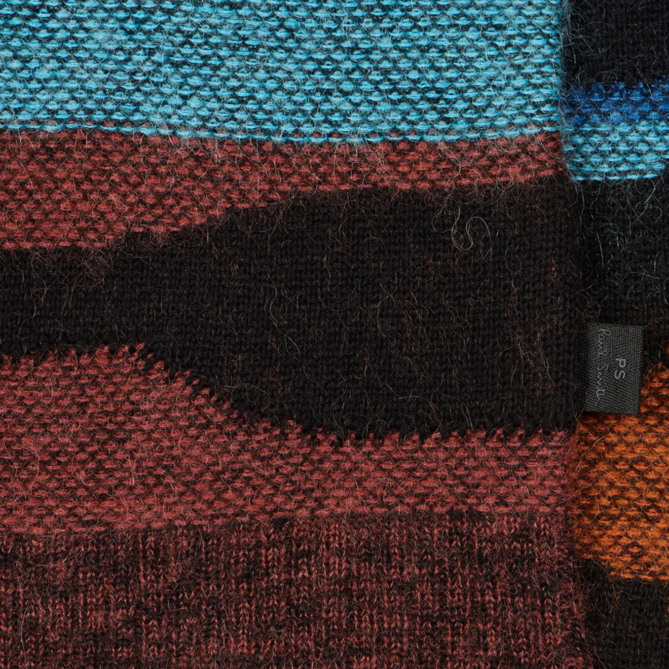 Paul Smith Multi-Wave Stripe Cotton-Mohair Sweater Multicolour - Image 2