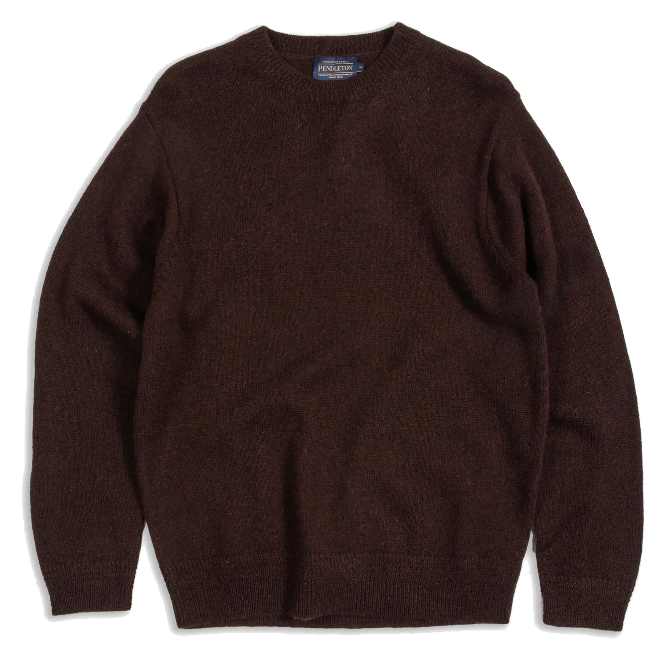 Pendleton Wool Crew Espresso Heather