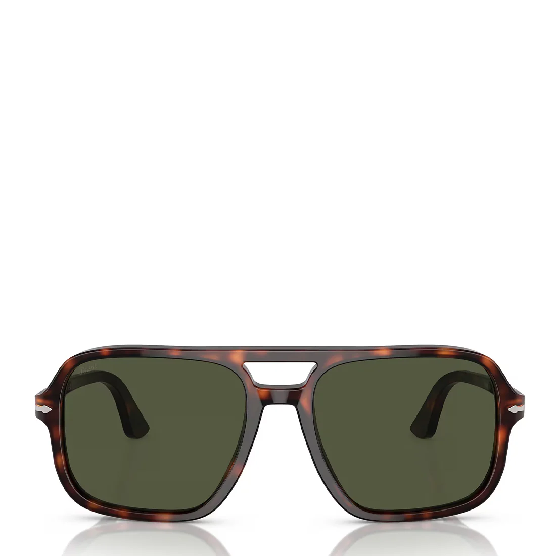 Persol 0P03328S 24/31 150-58 Sunglasses Havana / Green Lens