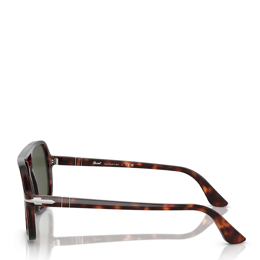 Persol 0P03328S 24/31 150-58 Sunglasses Havana / Green Lens - Image 3