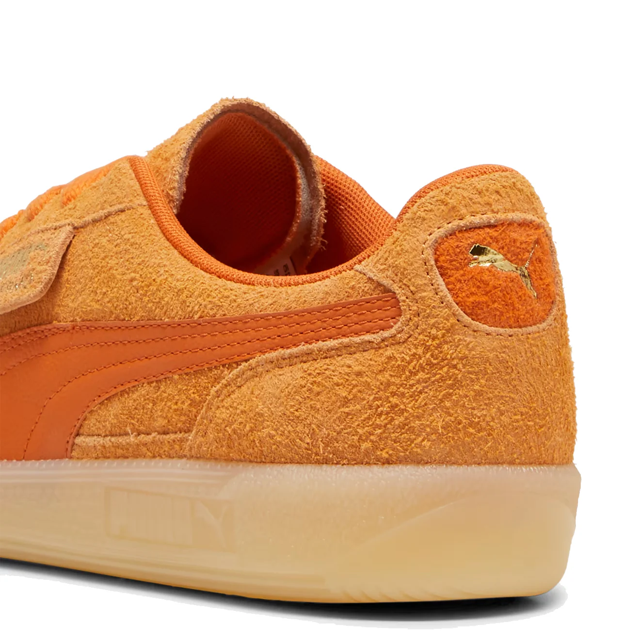 Puma Palermo Hairy Sneakers Bright Melon / Maple Syrup - Image 5