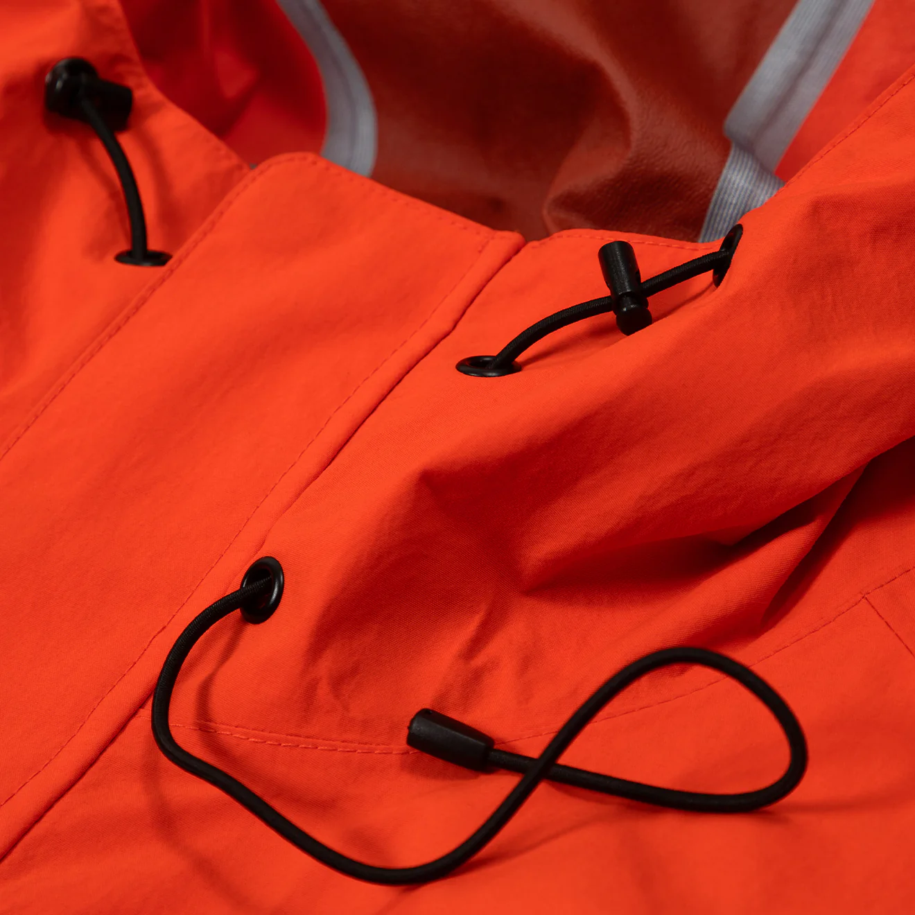 Purple Mountain Observatory Climate Hooded Jacket Orange - Image 2