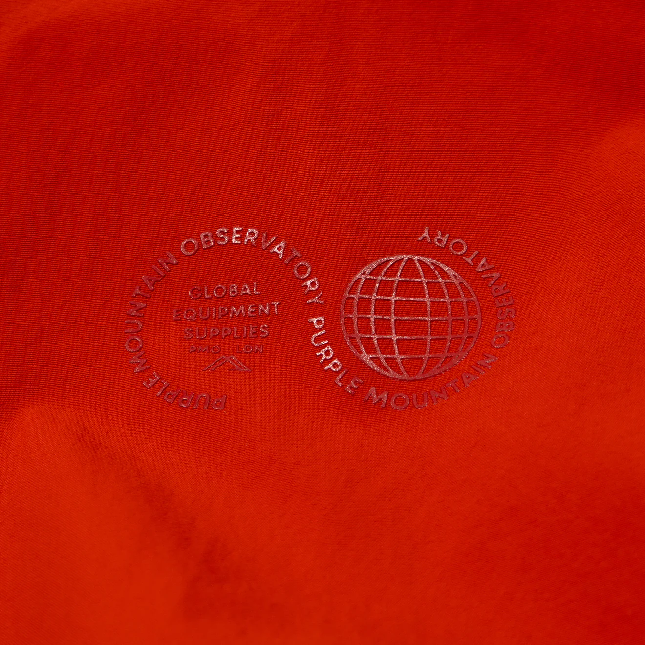 Purple Mountain Observatory Climate Hooded Jacket Orange - Image 6