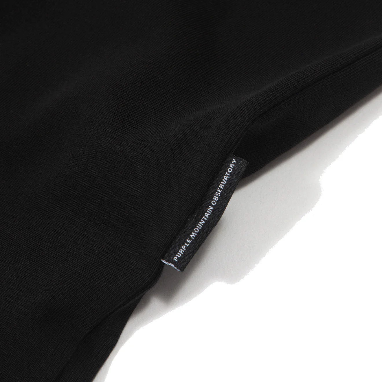 Purple Mountain Observatory Tonal Logo S/S Tee Black - Image 2