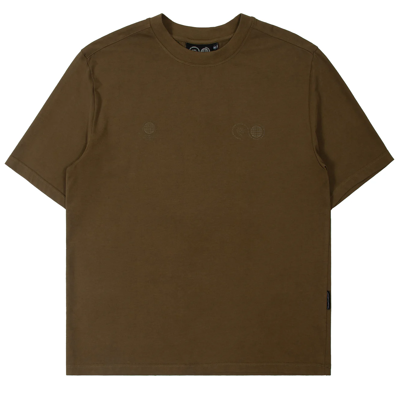 Purple Mountain Observatory Tonal Logo S/S Tee Khaki
