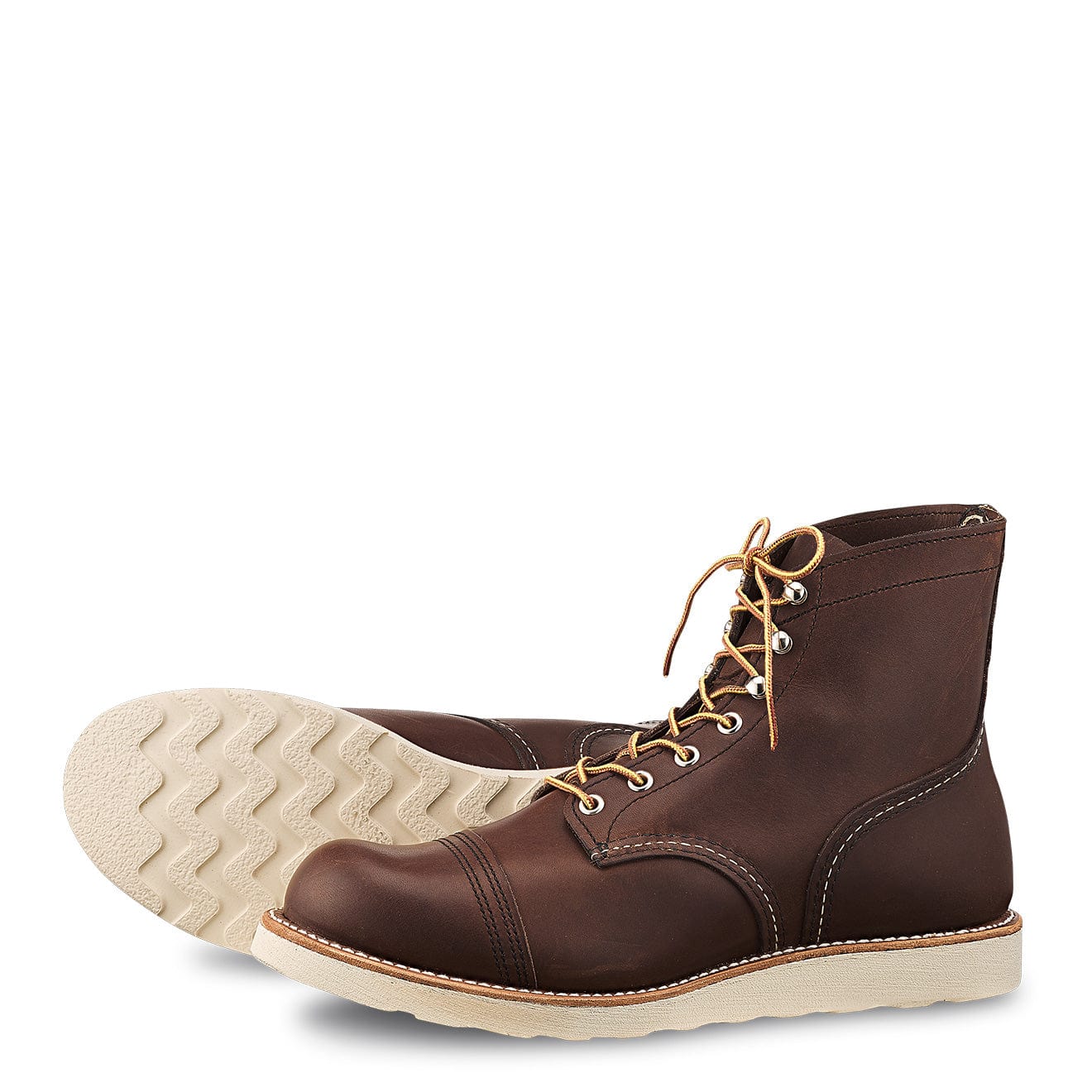 Red Wing Iron Ranger Traction Tred Boot Amber Harness - Image 3