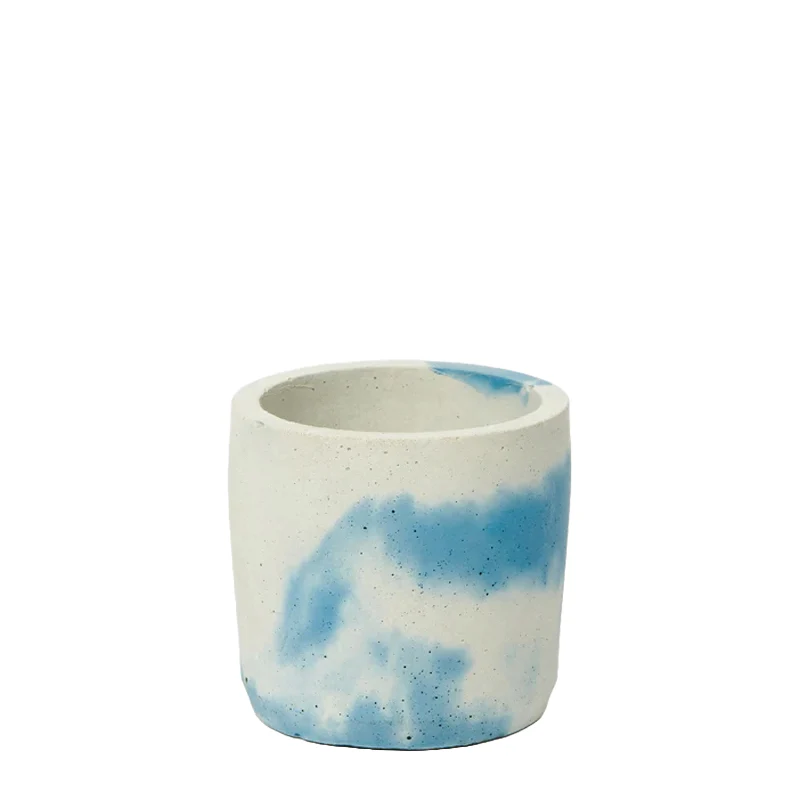 Smith & Goat Medium Cylinder Blue / White