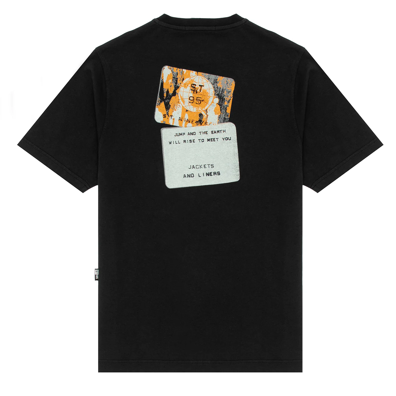 ST95 SS Etichetta Tee Black - Image 2