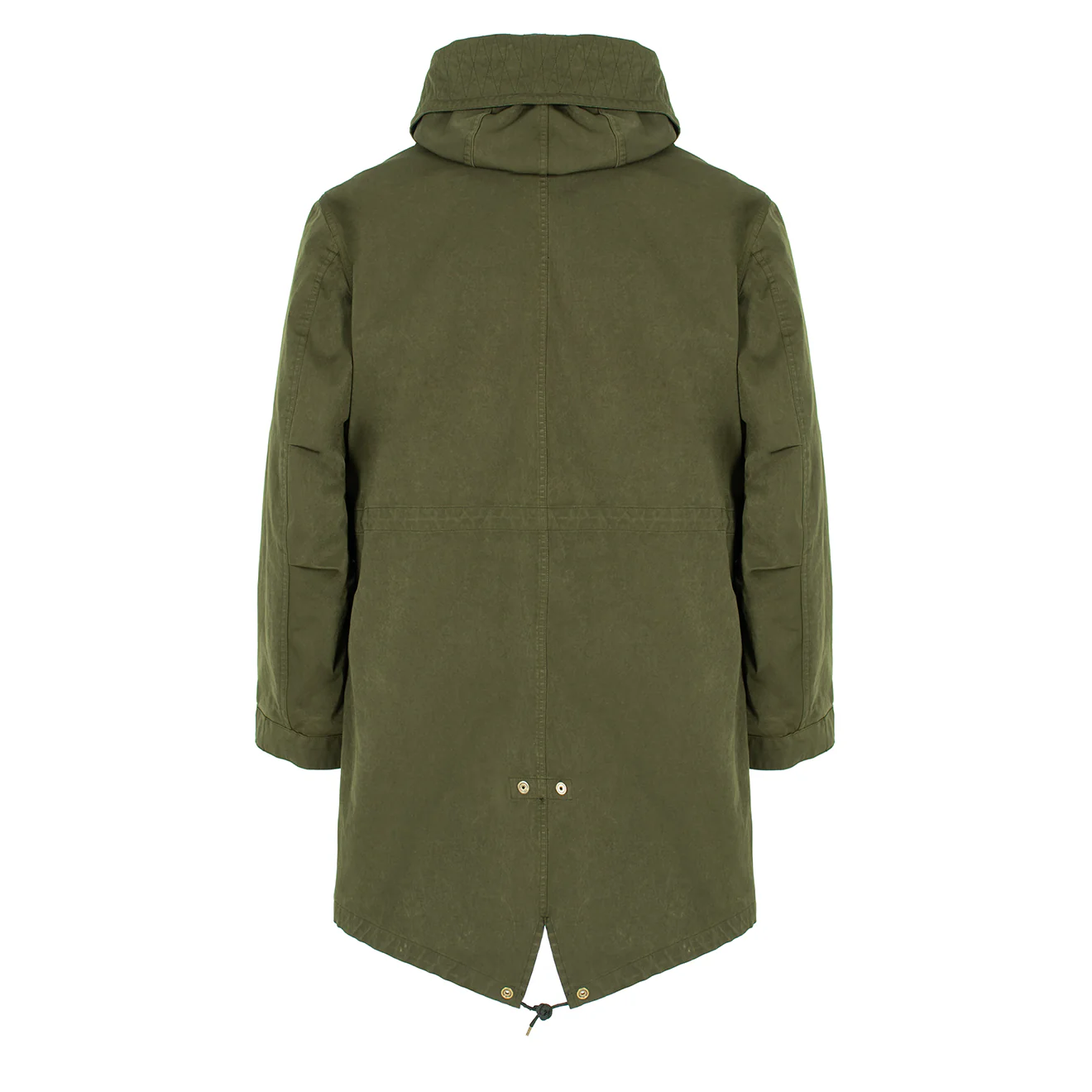 Ten C Hooded Parka Jacket Green - Image 2