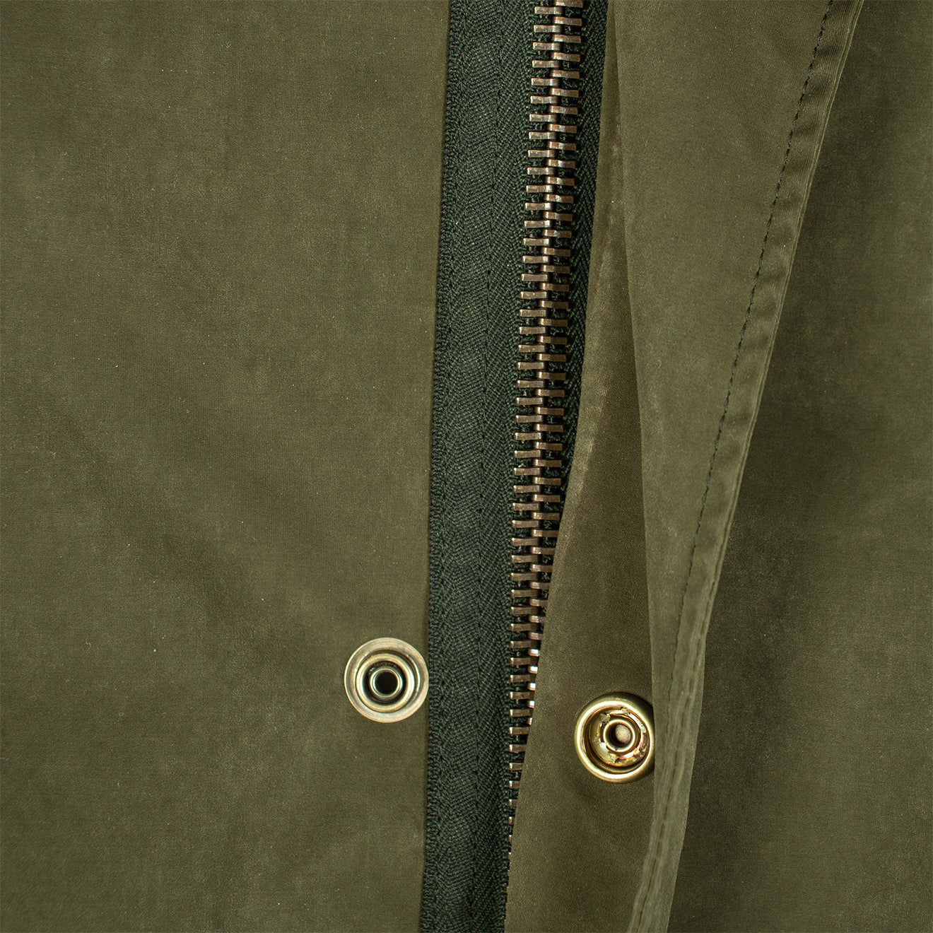Ten C Hooded Parka Jacket Green - Image 3