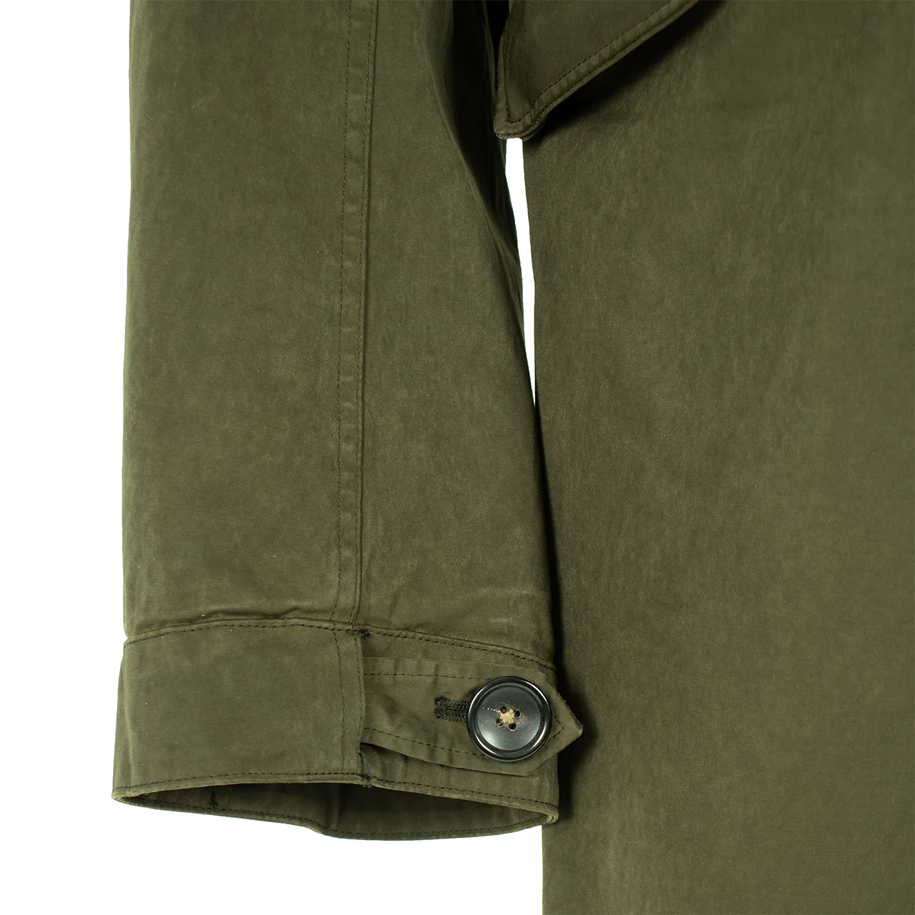Ten C Hooded Parka Jacket Green - Image 7