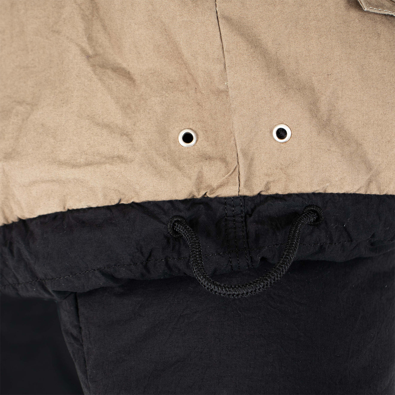 Ten C Hooded Quilt Articdown Parka Black - Image 3