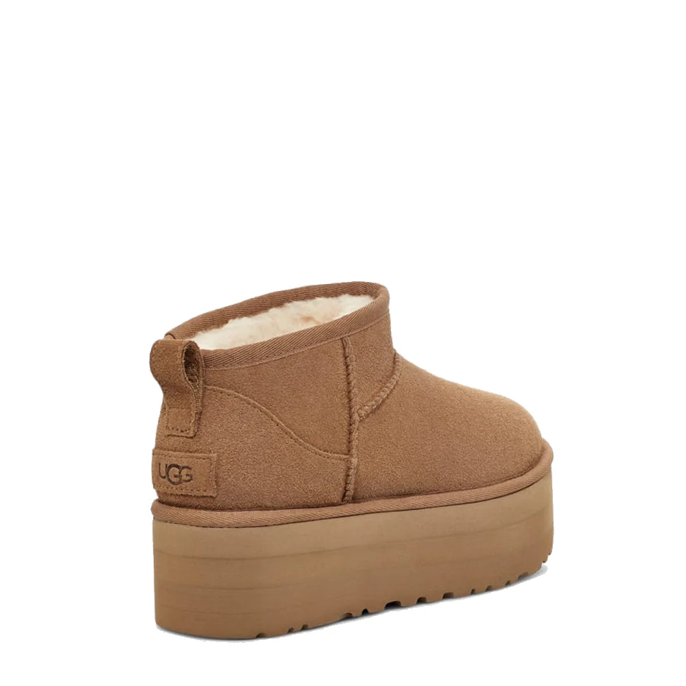 UGG Womens Classic Ultra Mini Platform Boot Chestnut - Image 4