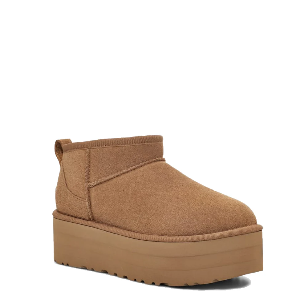 UGG Womens Classic Ultra Mini Platform Boot Chestnut - Image 6